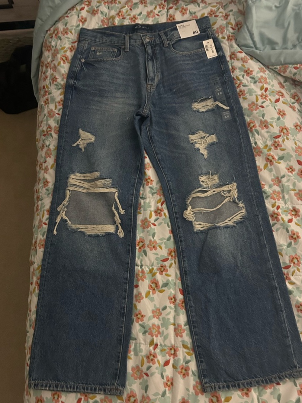 Women’s Blue Denim Jeans - Baggy Fit
